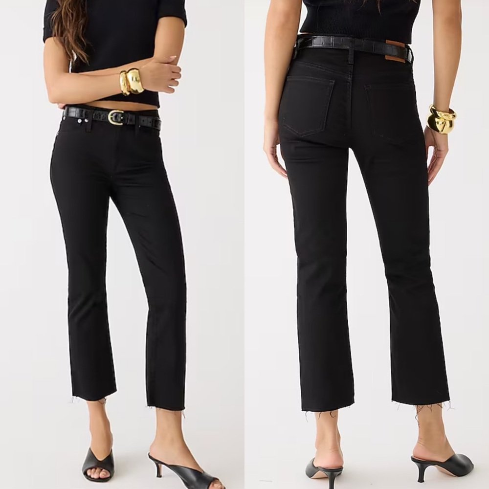 J.CREW Mid-rise Demi-boot Crop Jean